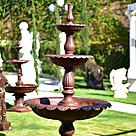 imagem do produto Chafariz de Ferro Fundido 3 Pratos Quinta DellArte 230cm - FF154 Eleg�ncia para Jardins 