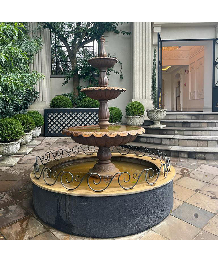 imagem do produto Chafariz de Ferro Fundido 3 Pratos Quinta DellArte 230cm - FF154