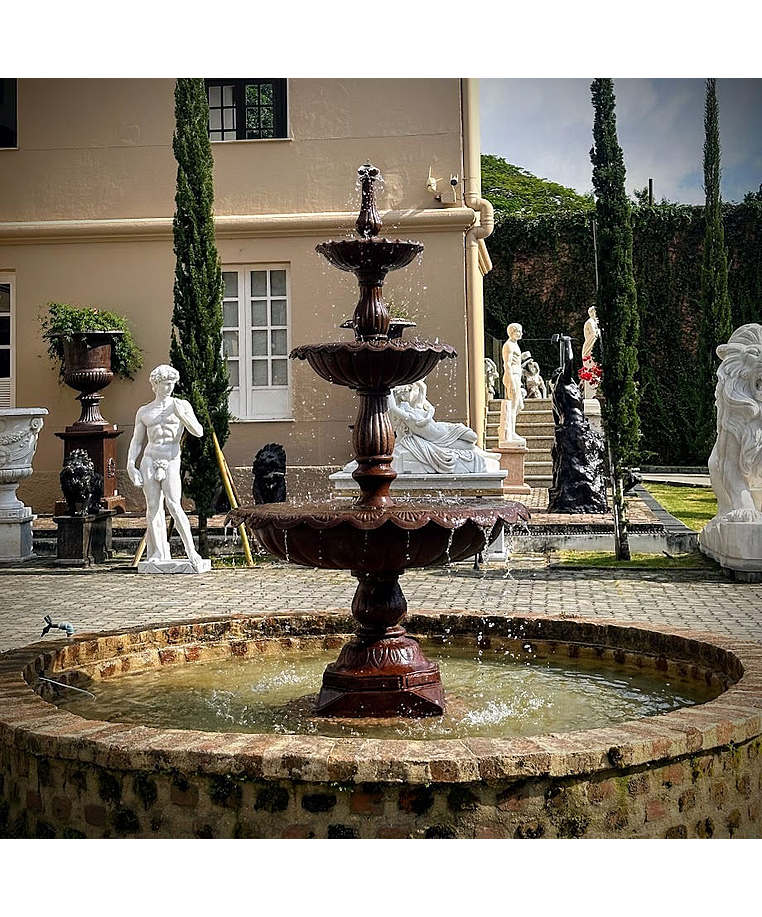 imagem do produto Chafariz de Ferro Fundido 3 Pratos Quinta DellArte 230cm - FF154