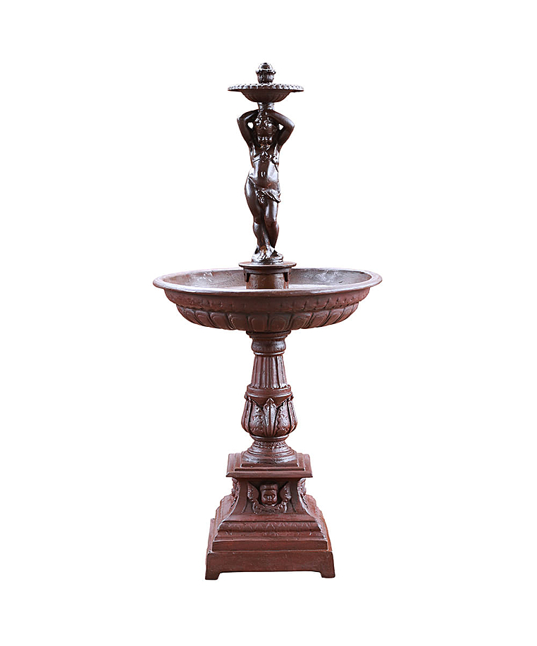 imagem do produto Chafariz de Ferro Fundido Anjo Para Jardim 195cm - FF016 Eleg�ncia Monumental