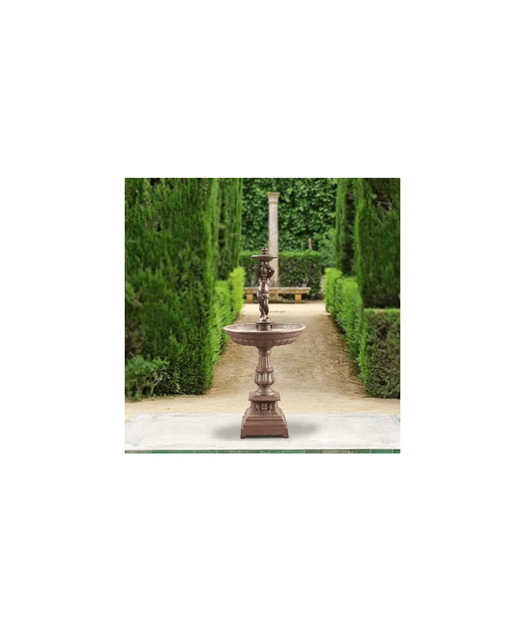 imagem do produto Chafariz de Ferro Fundido Anjo Para Jardim 195cm - FF016 Eleg�ncia Monumental