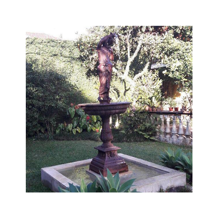 imagem do produto Chafariz de Ferro Fundido Jardim Deusa 200cm - FF017 Destaque Escultural