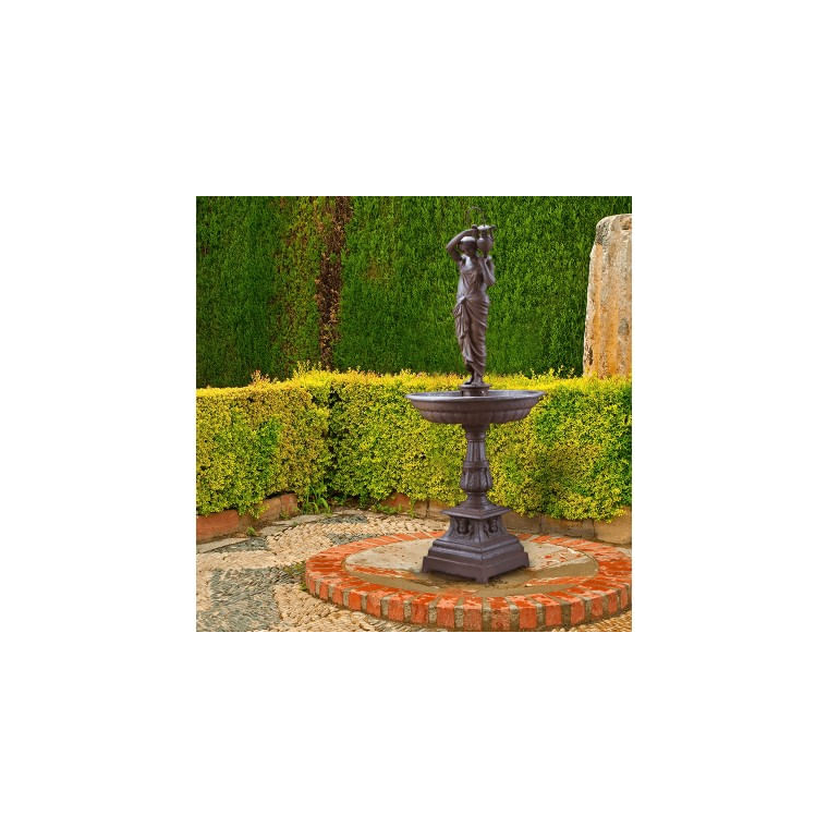 imagem do produto Chafariz de Ferro Fundido Jardim Deusa 200cm - FF017 Destaque Escultural