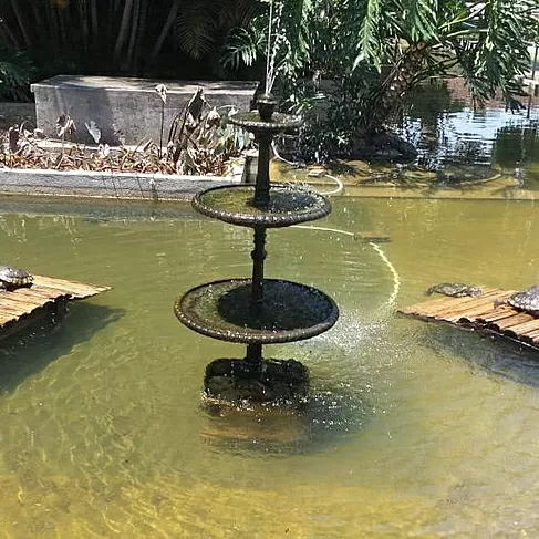 imagem de Chafariz de Ferro Fundido para Lago 3 Bacias 140cm - FF019 Design Clássico para Jardins