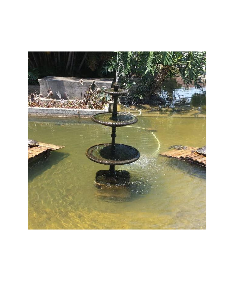imagem do produto Chafariz de Ferro Fundido para Lago 3 Bacias 140cm - FF019 Design Cl�ssico para Jardins