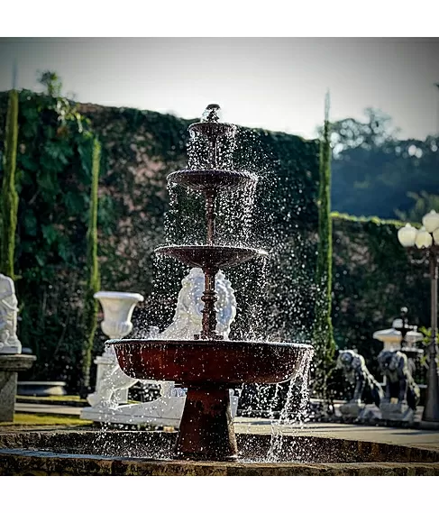 imagem de Chafariz de ferro para Jardins 4 Bacias 210cm - FF040