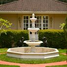 imagem do produto Chafariz de Jardim Luxo 3 Pratos M�rmore Branco 250cm - FMP196