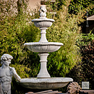 imagem do produto Chafariz de M�rmore 3 Pratos Gigante com Lago 310cm - FMP375