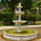 imagem do produto Chafariz de M�rmore 3 Pratos Gigante com Lago 310cm - FMP375