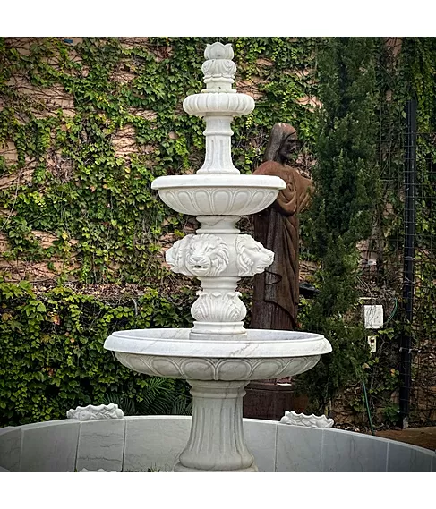 imagem de Chafariz de Mármore Eleganza 240cm FMP234 | Alto Padrão em São Paulo