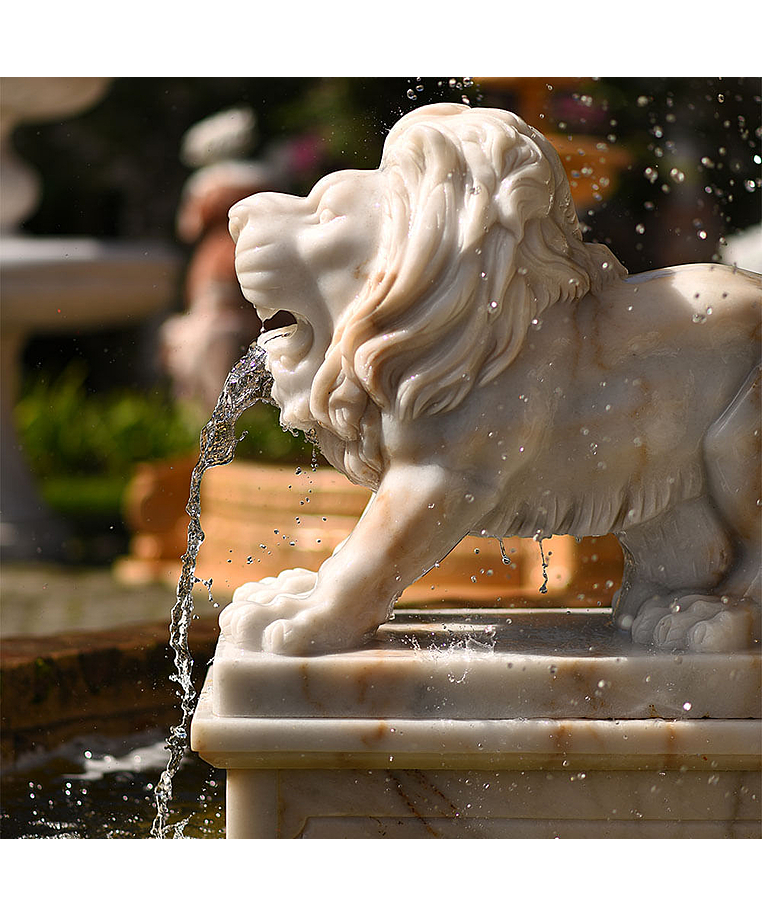 imagem do produto Chafariz de M�rmore Fontana Belle �poque 320cm - FMP363 Design Cl�ssico para Jardins