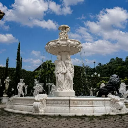 imagem de Chafariz de Mármore Monumental Fontana Royale - FMP362 Elegância e Sofisticação