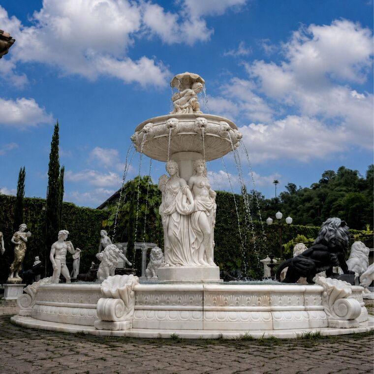imagem do produto Chafariz de M�rmore Monumental Fontana Royale - FMP362 Eleg�ncia e Sofistica��o