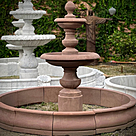 imagem do produto Chafariz de M�rmore Red Estilo Americano com 2 Pratos - 210cm - FMP381