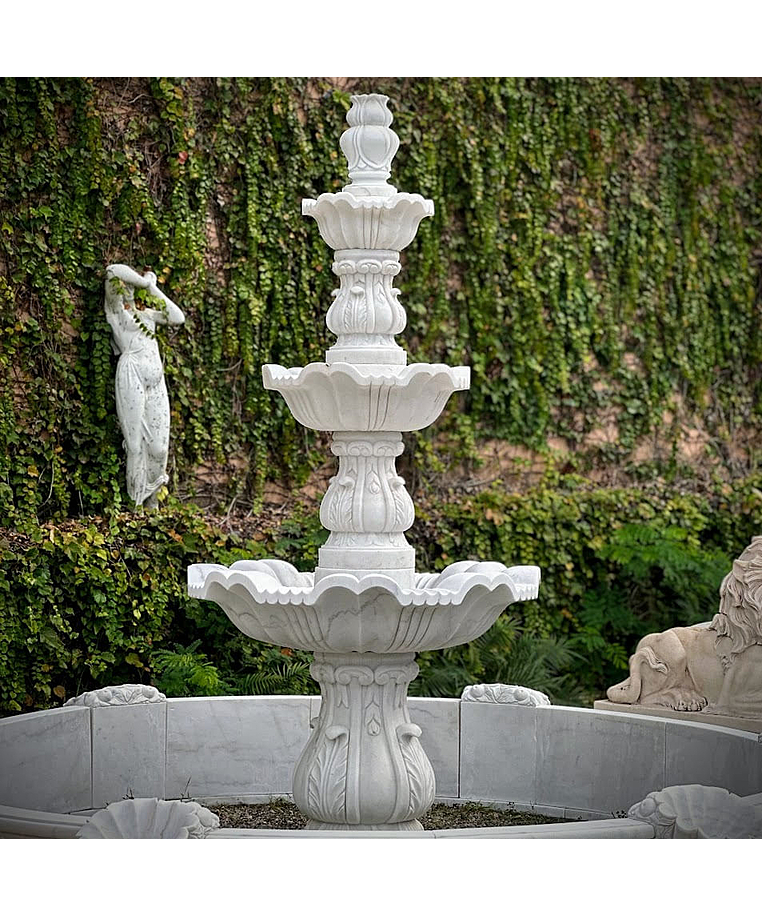 imagem do produto Chafariz Domus M�rmore Branco 200cm - FMP392 Estilo Cl�ssico