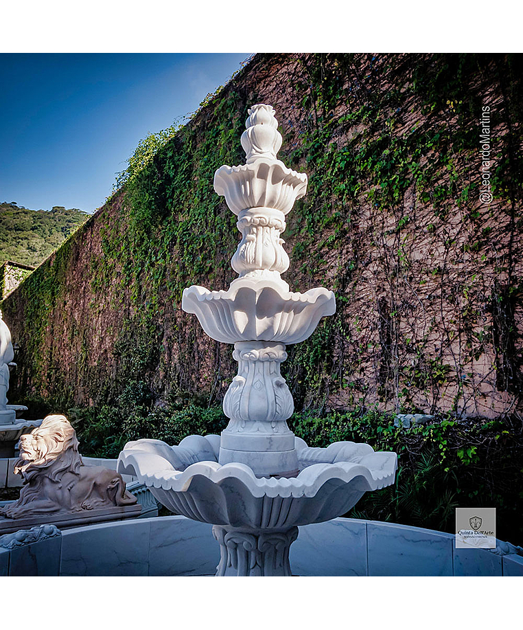 imagem do produto Chafariz Domus M�rmore Branco 200cm - FMP392