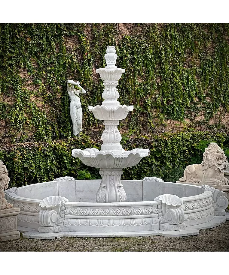 imagem do produto Chafariz Domus M�rmore Branco 200cm - FMP392