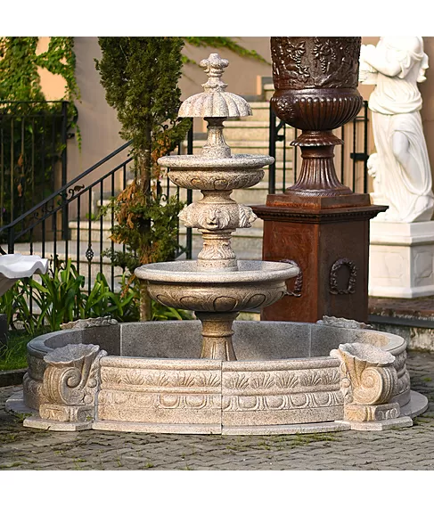 imagem de Chafariz Eleganza Granito com Lago 180cm - FMP378