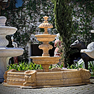 imagem do produto Chafariz Eleganza M�rmore Amarelo com Lago 180cm - FMP377 Paisagismo Cl�ssico