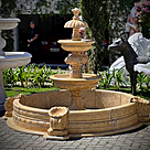 imagem do produto Chafariz Eleganza M�rmore Amarelo com Lago 180cm - FMP377 Paisagismo Cl�ssico