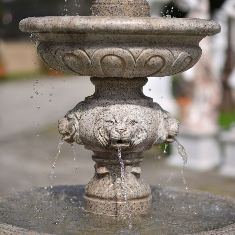 imagem do produto Chafariz Eleganza M�rmore Granito com Lago 180cm - FMP378 Design Cl�ssico para Jardins