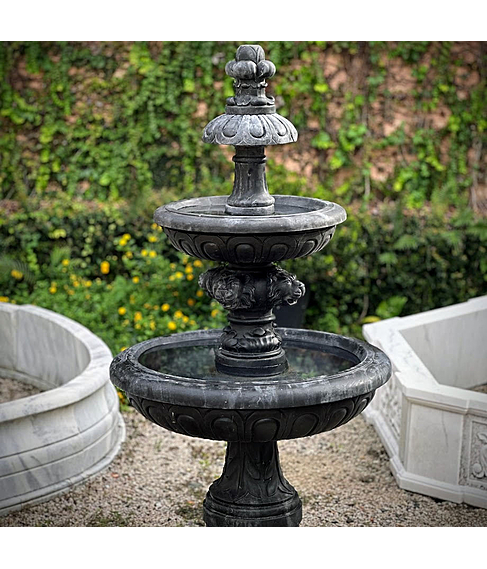 imagem de Chafariz em Mrmore Preto 165cm - FMP238