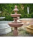 imagem do produto Chafariz em M�rmore Rosso 165cm - FMP387 Beleza e Harmonia no Jardim