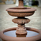 imagem do produto Chafariz em M�rmore Rosso 165cm - FMP387 Beleza e Harmonia no Jardim