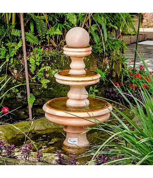 imagem de Chafariz Esfera Rosa 120cm - FMP138