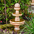 imagem do produto Chafariz Esfera Rosa em M�rmore 120cm - FMP138 Design Cl�ssico