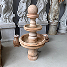 imagem do produto Chafariz Esfera Rosa em M�rmore 120cm - FMP138 Design Cl�ssico