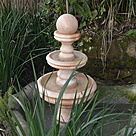 imagem do produto Chafariz Esfera Rosa em M�rmore 120cm - FMP138 Design Cl�ssico