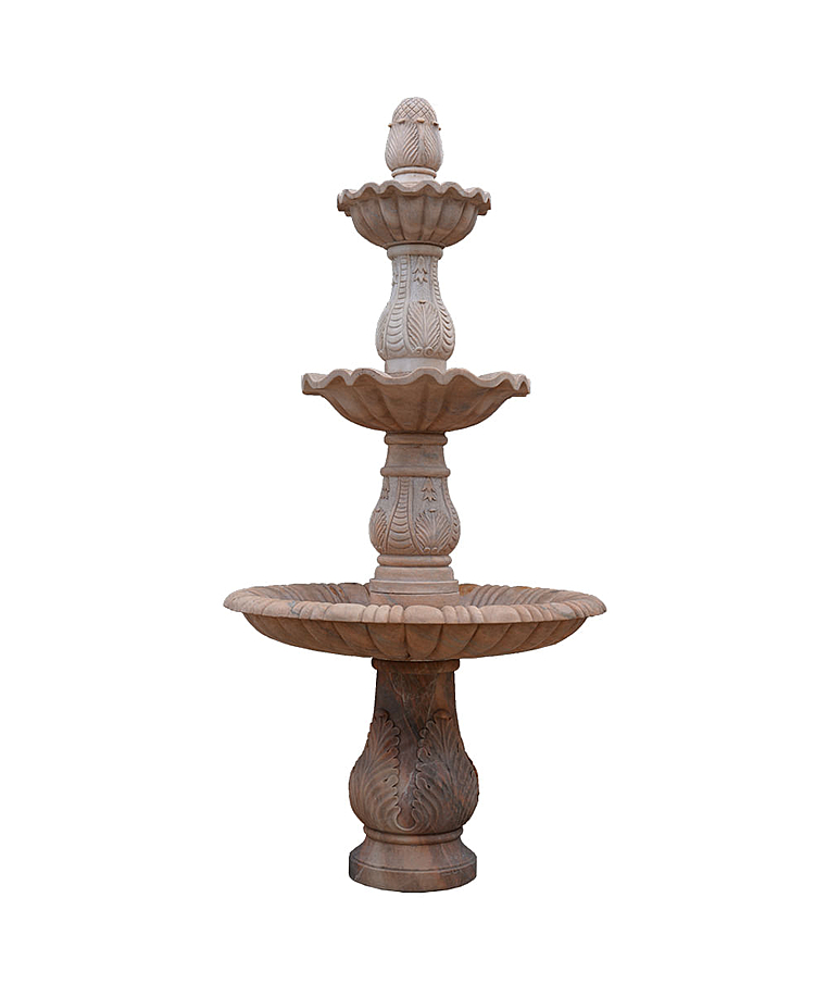 imagem do produto Chafariz Maggiore 3 Pratos em M�rmore 320cm - FMP136 Paisagismo Cl�ssico e Refinado