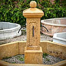 imagem do produto Chafariz Moderno em M�rmore Marrom 148cm - FMP067 Eleg�ncia e Sofistica��o