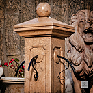 imagem do produto Chafariz Moderno em M�rmore Marrom 148cm - FMP067 Eleg�ncia e Sofistica��o