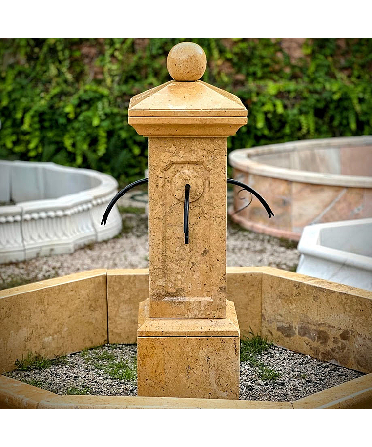 imagem do produto Chafariz Moderno em M�rmore Marrom 148cm - FMP067