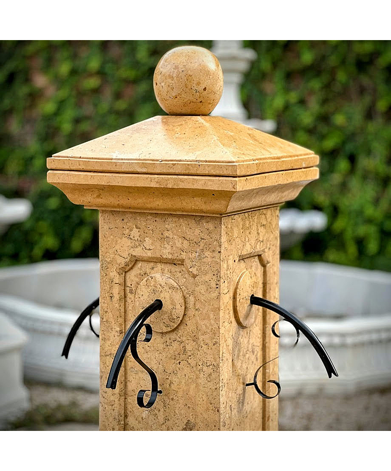 imagem do produto Chafariz Moderno em M�rmore Marrom 148cm - FMP067