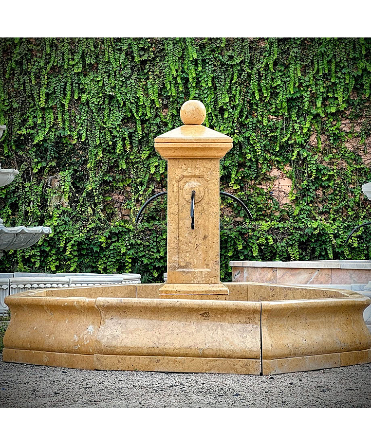 imagem do produto Chafariz Moderno em M�rmore Marrom 148cm - FMP067