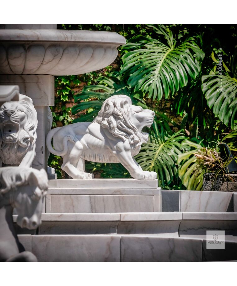 imagem do produto Chafariz Palatino em M�rmore Branco 500cm - FMP394 Luxo Monumental para Jardins