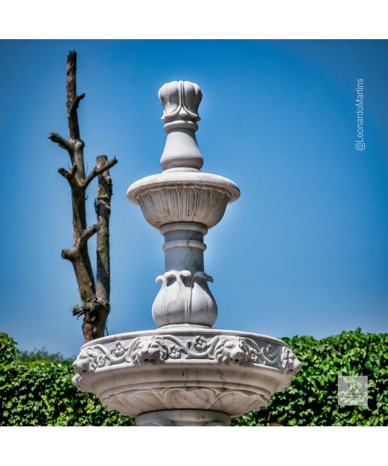 imagem do produto Chafariz Palatino em M�rmore Branco 500cm - FMP394 Luxo Monumental para Jardins