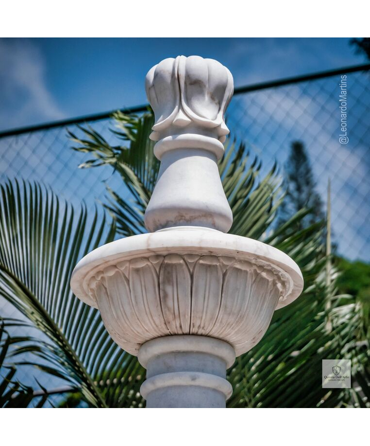 imagem do produto Chafariz Palatino em M�rmore Branco 500cm - FMP394 Luxo Monumental para Jardins