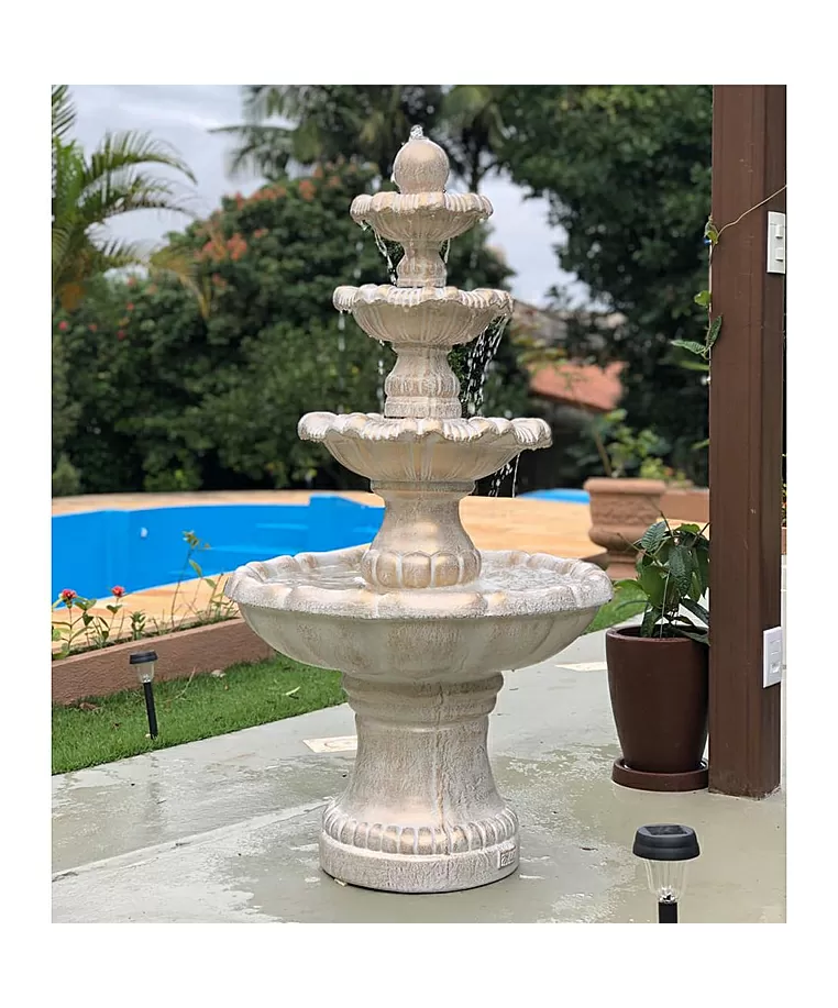 imagem de Chafariz para Jardim 4 Pratos 135cm - FC012BP