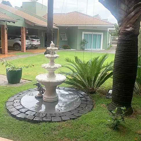 imagem de Chafariz para Jardim 4 Pratos 135cm - FC012BP Paisagismo Sofisticado