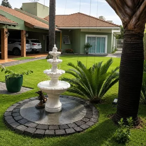 imagem de Chafariz para Jardim 4 Pratos 135cm - FC012BP Paisagismo Sofisticado