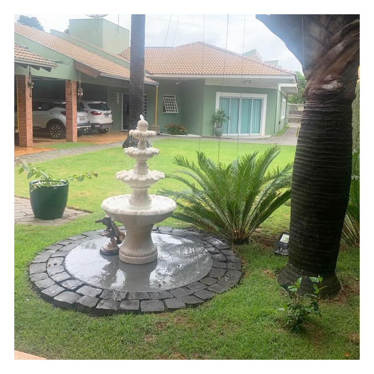 imagem do produto Chafariz para Jardim 4 Pratos 135cm - FC012BP Paisagismo Sofisticado