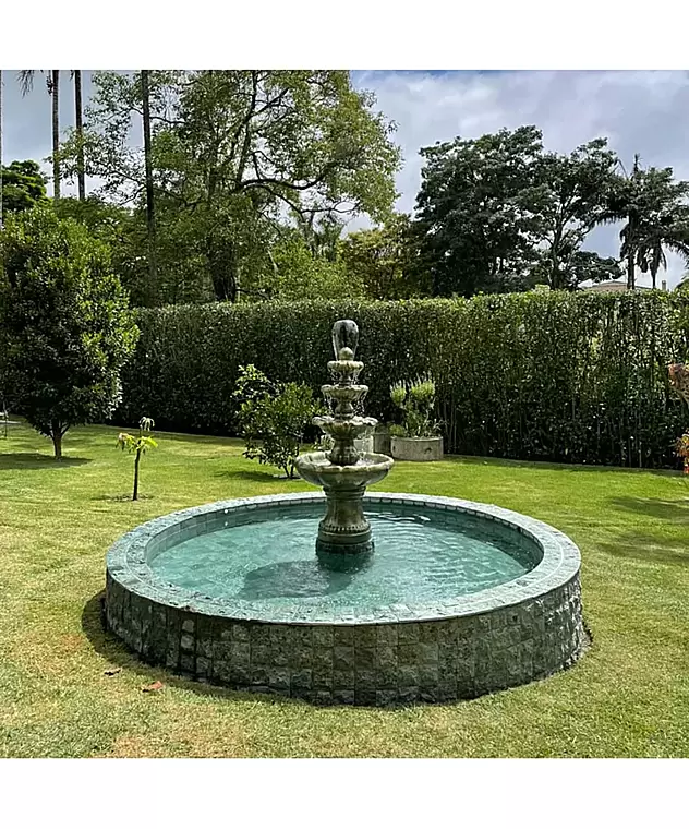 imagem do produto Chafariz para Jardim 4 Pratos 135cm - FC012BP Paisagismo Sofisticado