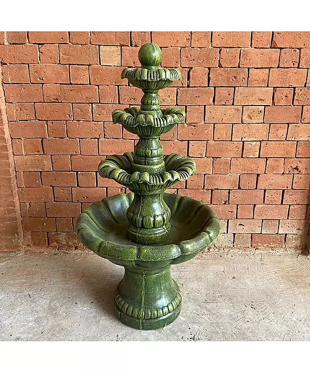 imagem do produto Chafariz para Jardim 4 Pratos 135cm - FC012BP Paisagismo Sofisticado