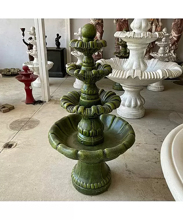 imagem do produto Chafariz para Jardim 4 Pratos 135cm - FC012BP Paisagismo Sofisticado