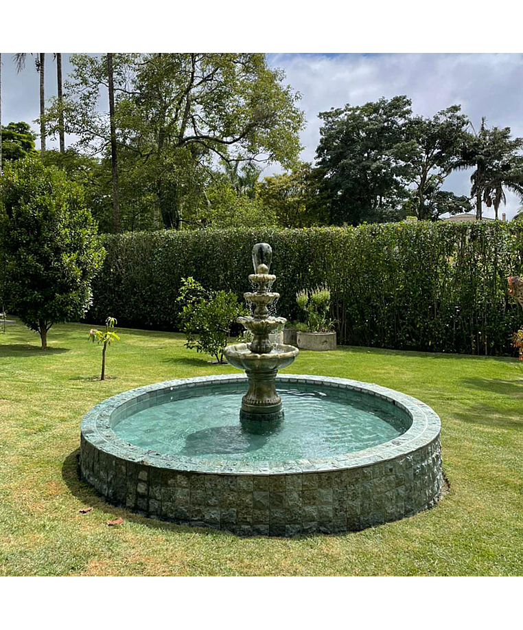 imagem do produto Chafariz para Jardim 4 Pratos 135cm - FC012P Design Cl�ssico para Jardins