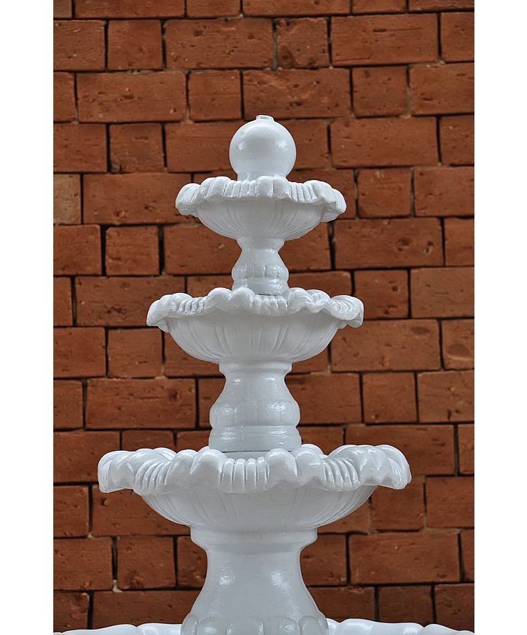 imagem do produto Chafariz para Jardim 4 Pratos Cimento 135cm - FC012 Eleg�ncia e Movimento